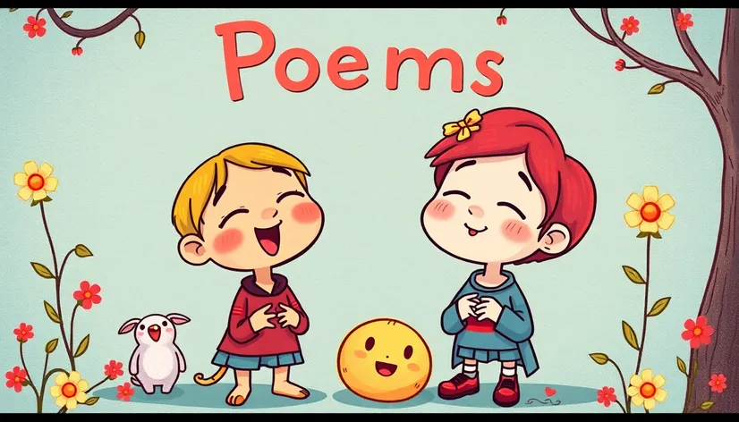 funny illustrations with poems