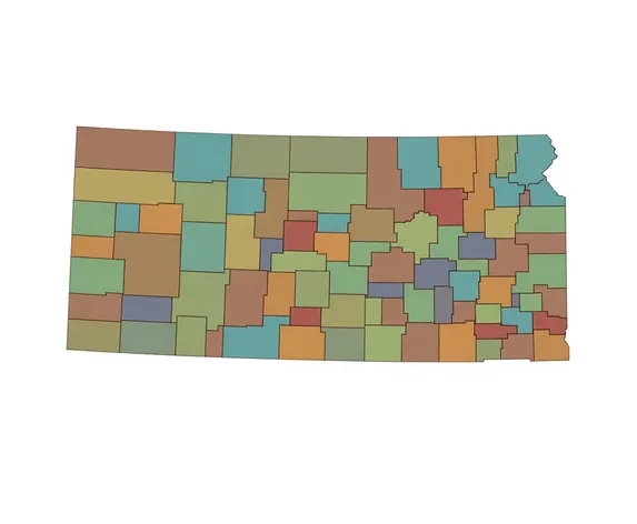 map of ks counties