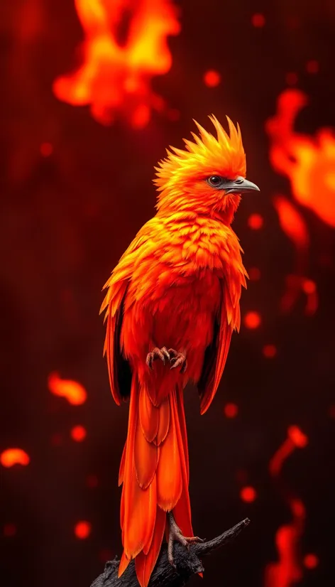 fire bird orange