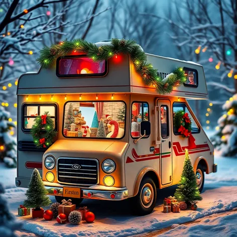 motorhome christmas cards