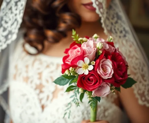 red corsage