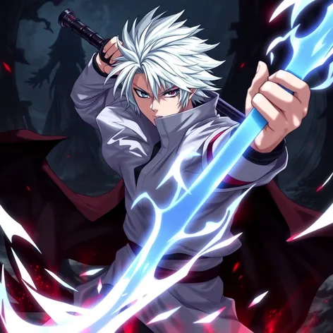 demon slayer white haired