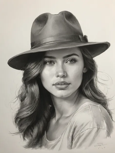 hat drawing