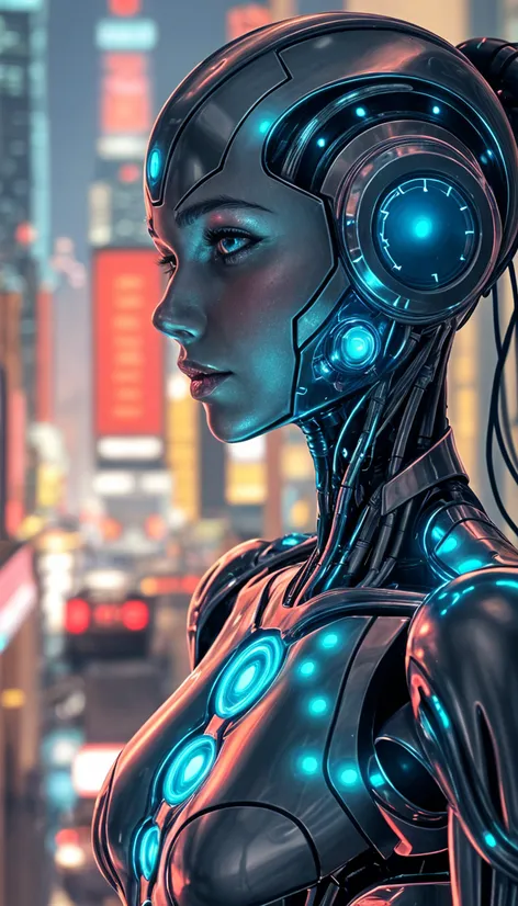 robot women beautiful