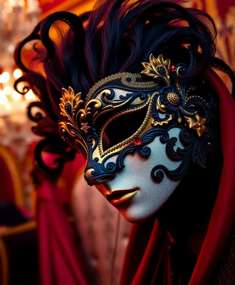 half mask for masquerade