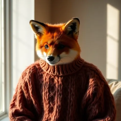 red fox sweater