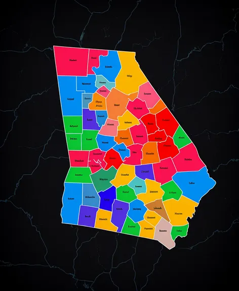 map of georgia counties