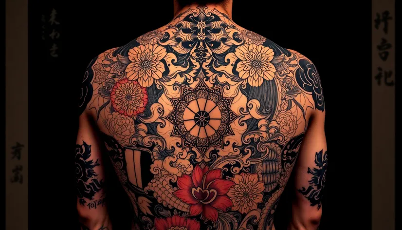 yakuza style back tattoo