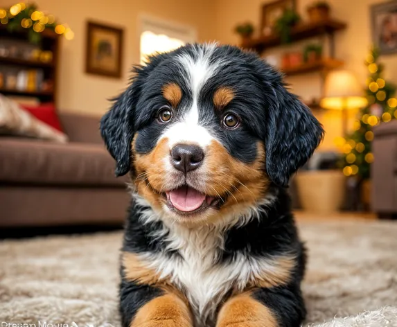 bernese mountain dog puppy