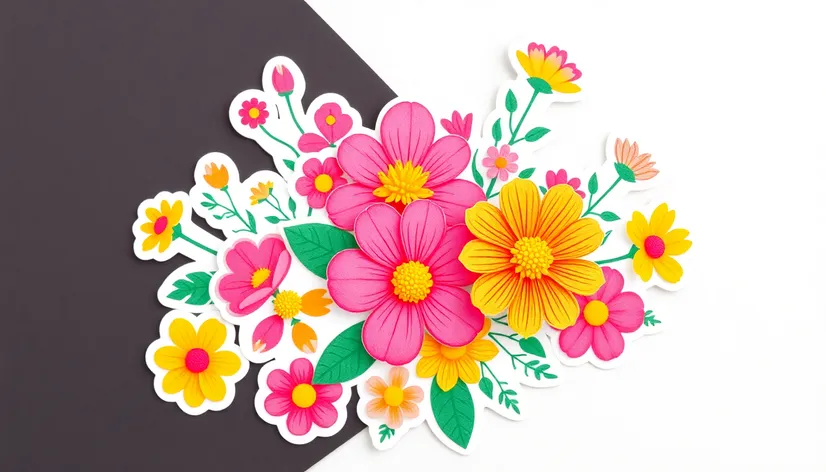 flower stickers