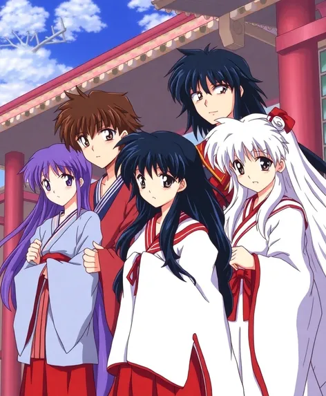 inuyasha character ages