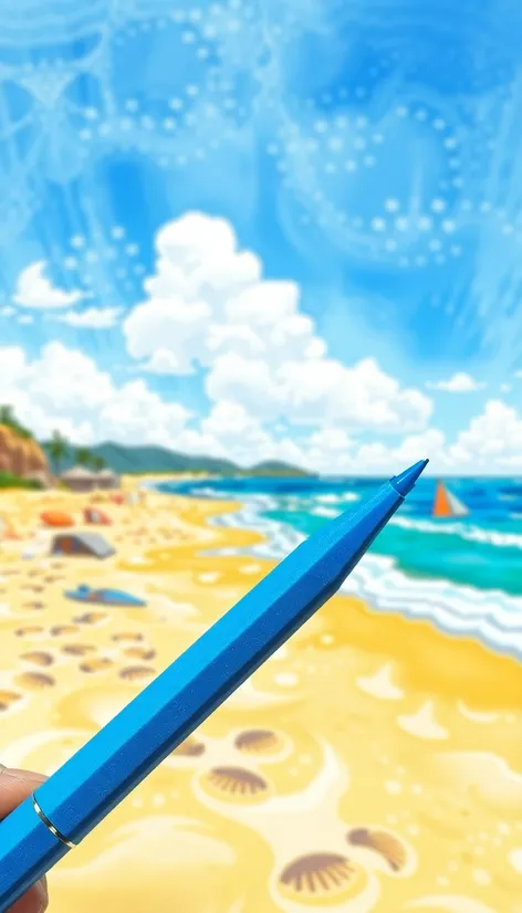 dibujos de playa con