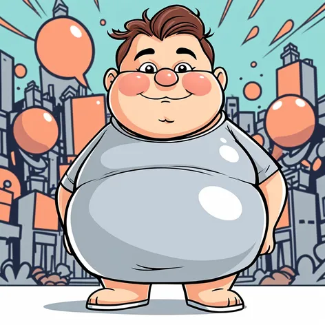 fat cartoon