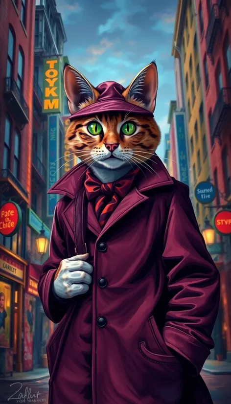 cat detective costume