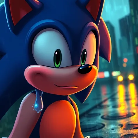 sonic is crying