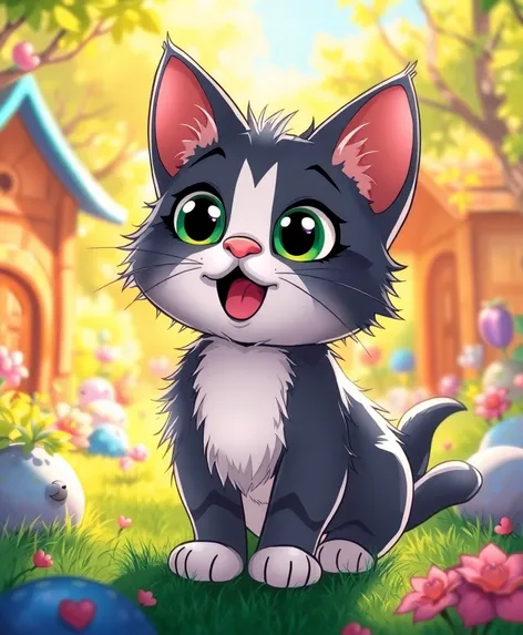 cartoon cat image