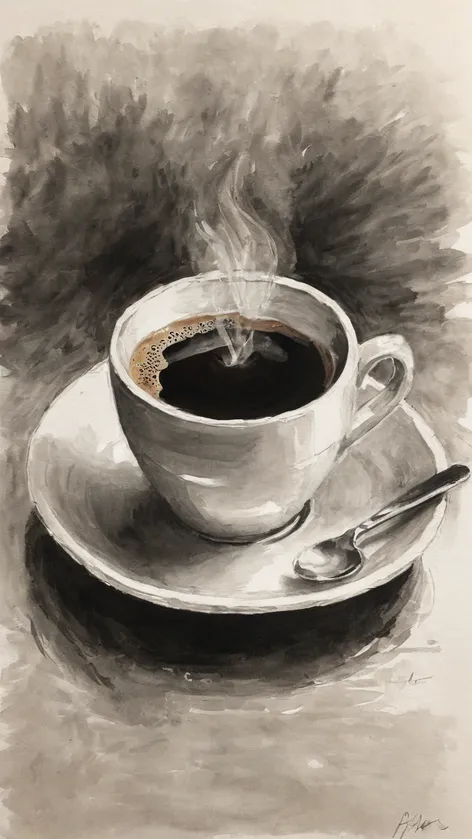 coffee drawing