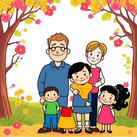 clip art family without