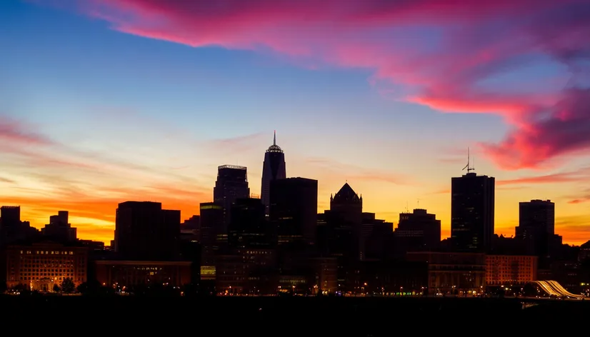 sunset today philadelphia