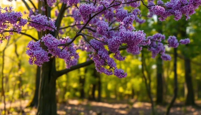 purple blossom tree