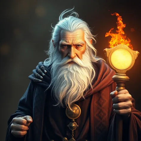 fantasy mage old man