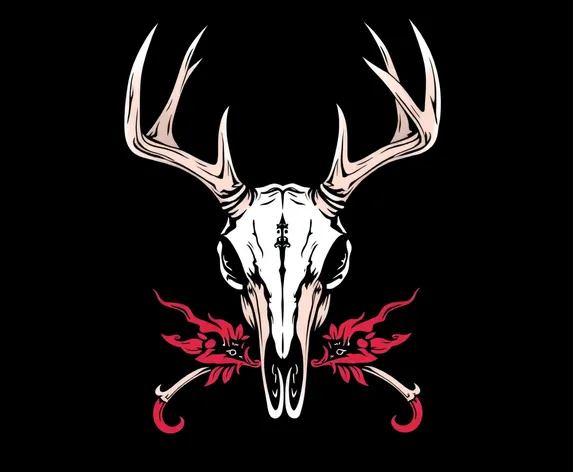 deer skull tattoo