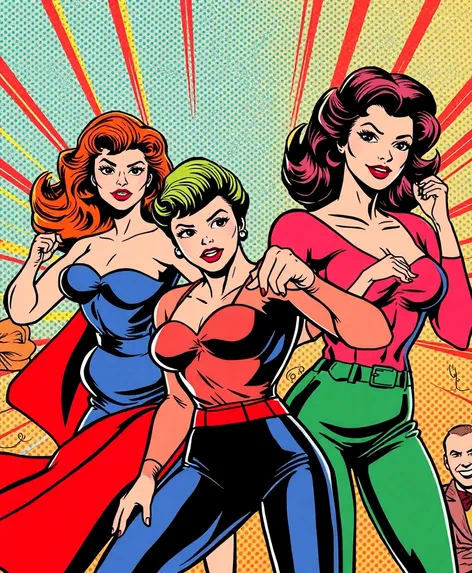 50s female comic book