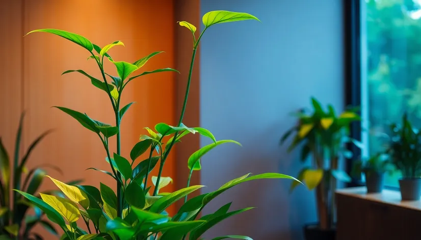 tall indoor plant