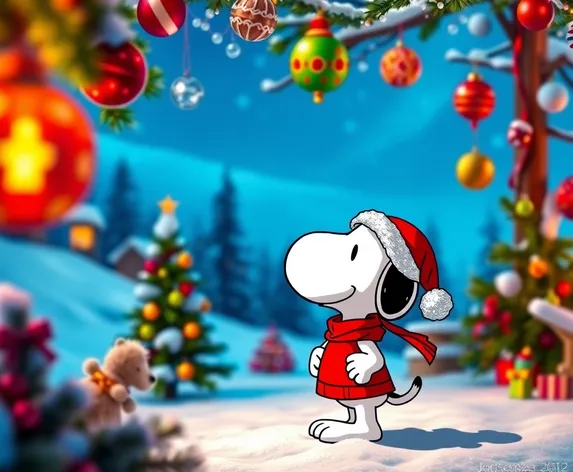 xmas snoopy pictures