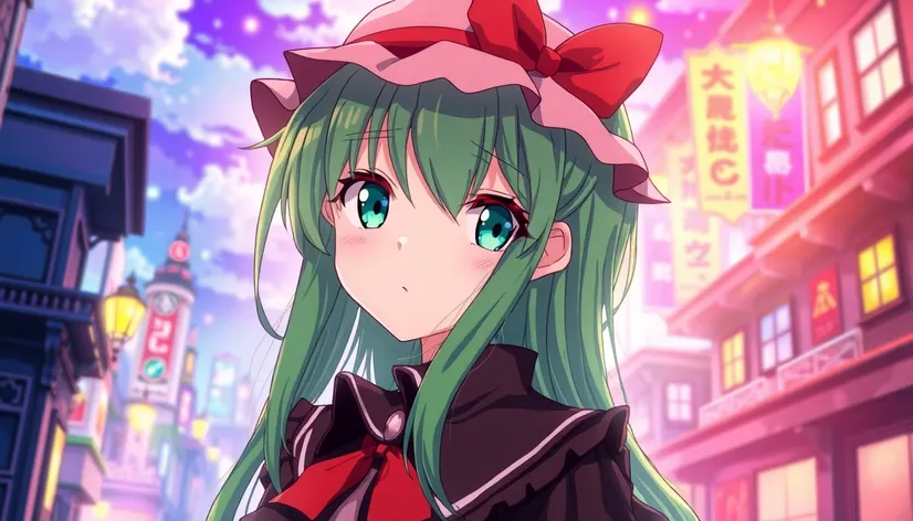 anime with green hair