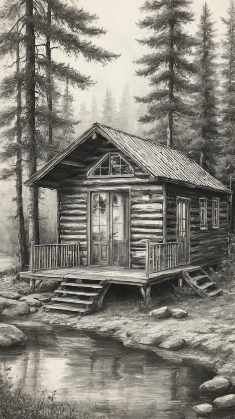 cabin drawing