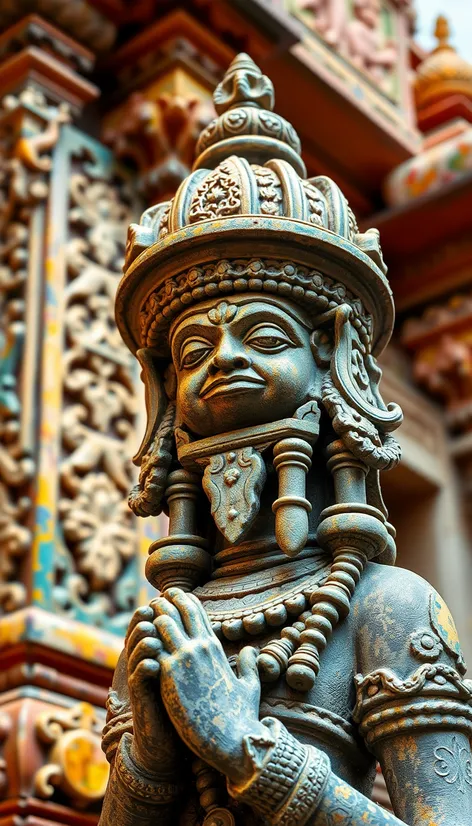 india hindu temple statue