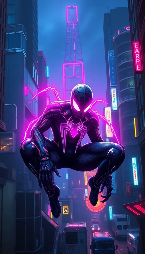 cyberpunk spiderman