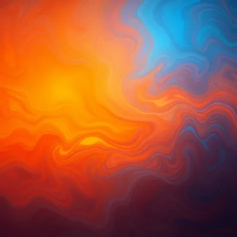 gradient orange and blue