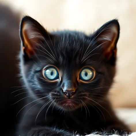 baby black cat