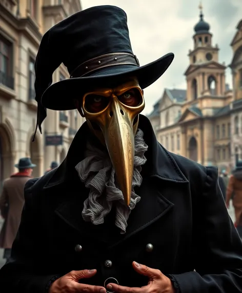 realistic plague doctor