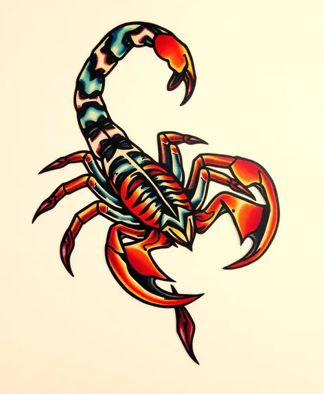 tribal scorpion tattoo