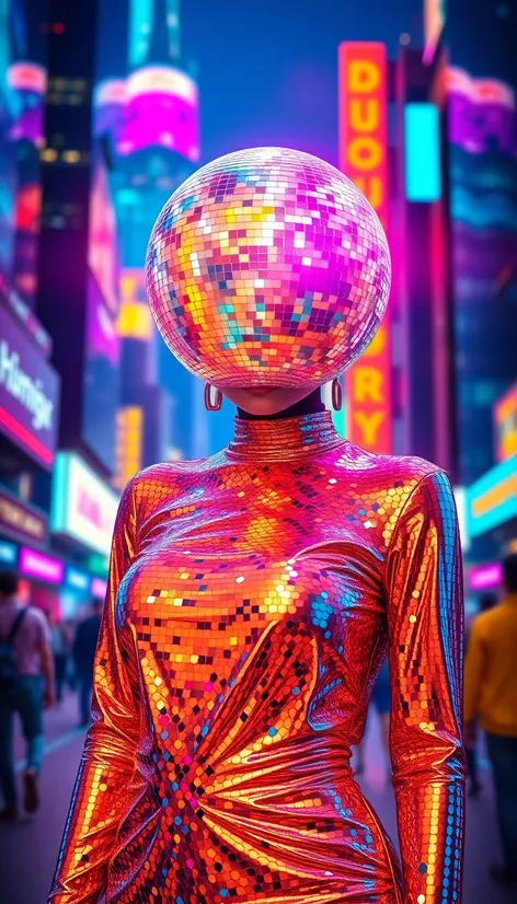 disco ball outfit