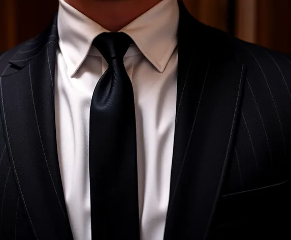 pinstripe suit