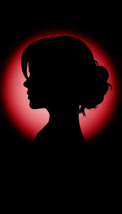 silhouette of a female