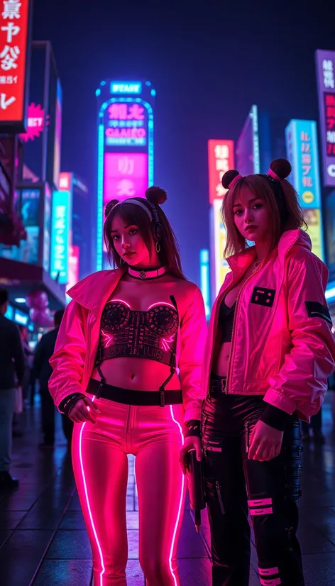 cyberpunk outfits dti