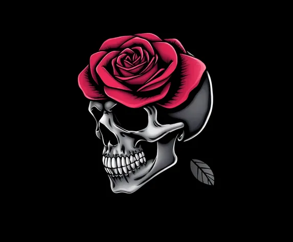 rose skull