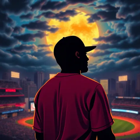 baseball silhouette