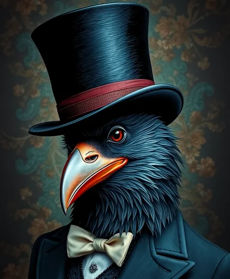 top hat crow