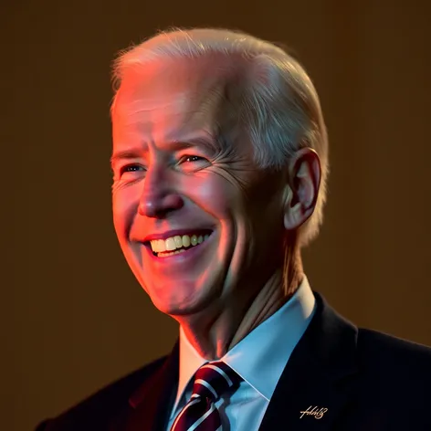 biden smiling