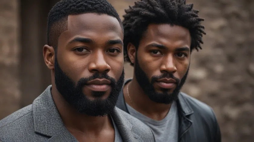 black men with beards