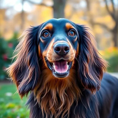 long haired weiner dog