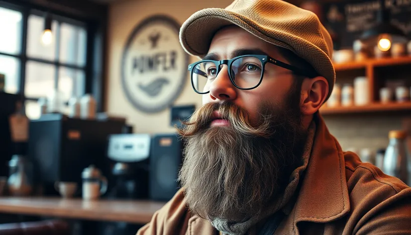 hipster with a beard