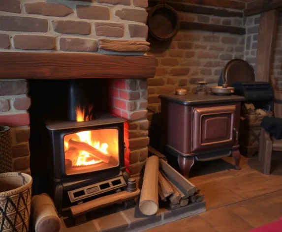 old wood stove