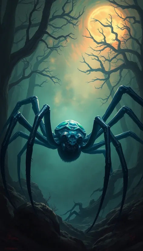 giant spider fantasy art